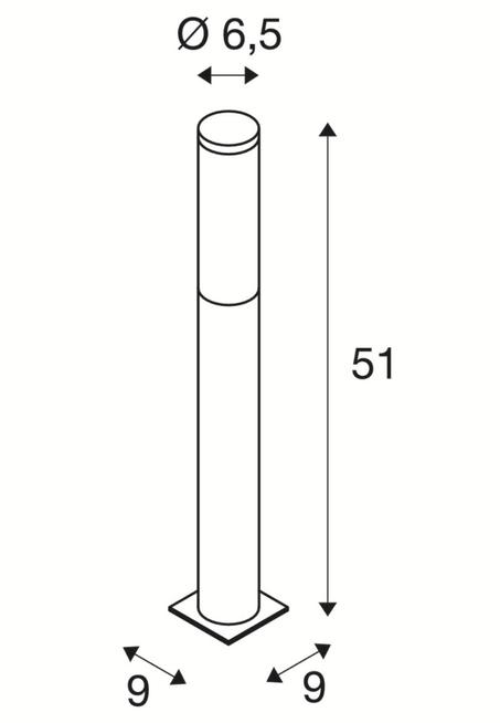 Słupek ogrodowy BIG NAILS 50 229162