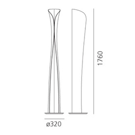 Lampa podłogowa Cadmo 1361020A Artemide