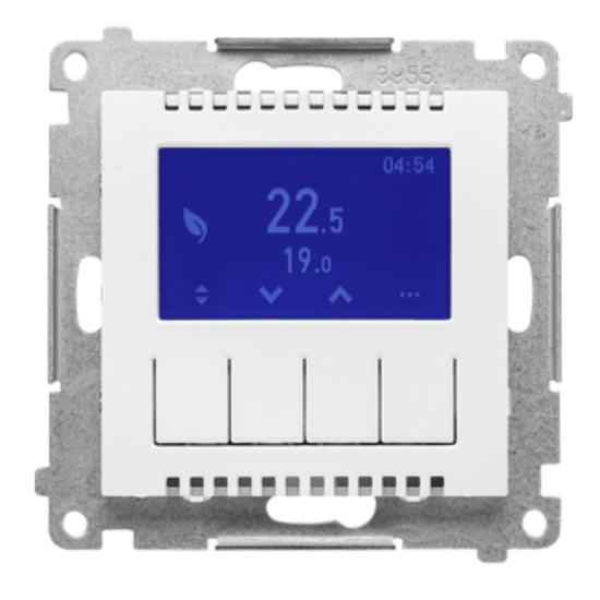 Termostat z wyświetlaczem Simon 55