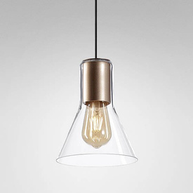 LAMPA WISZĄCA MODERN GLASS Flared TP E27 230V AQFORM