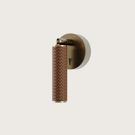 LAMPA ŚCIENNA COCO A1342 matowa czerń/szary taupe Aromas