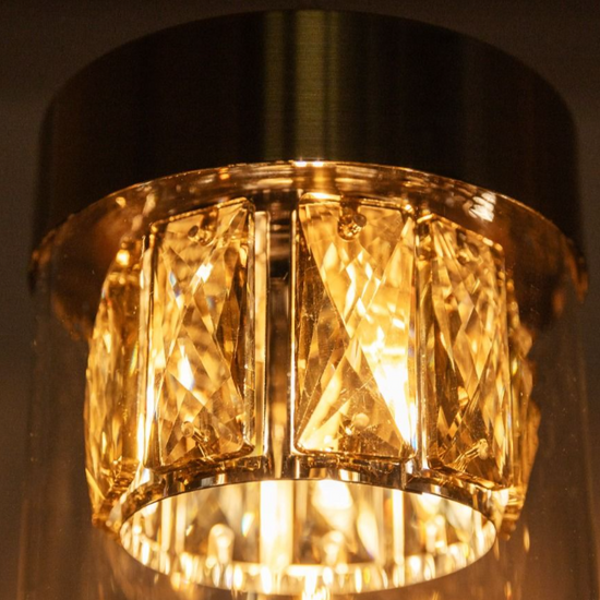 Lampa wisząca Gem złota ZUMA LINE P0389-01D-0FD2