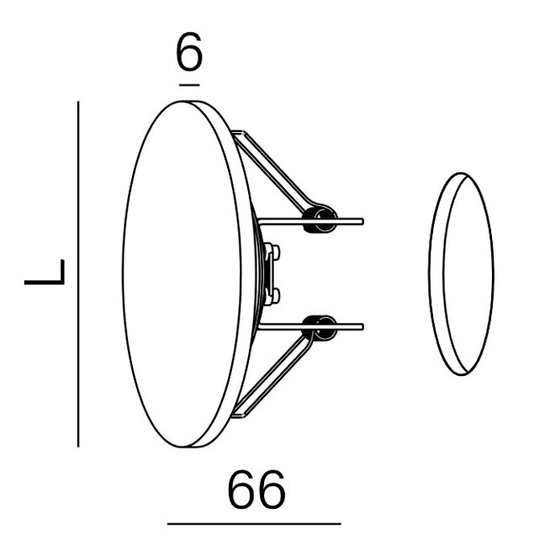Kinkiet do wbudowania MAXI POINT GK LED AQform
