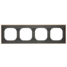 Ramka metalowa czterokrotna Simon 55 Nature
