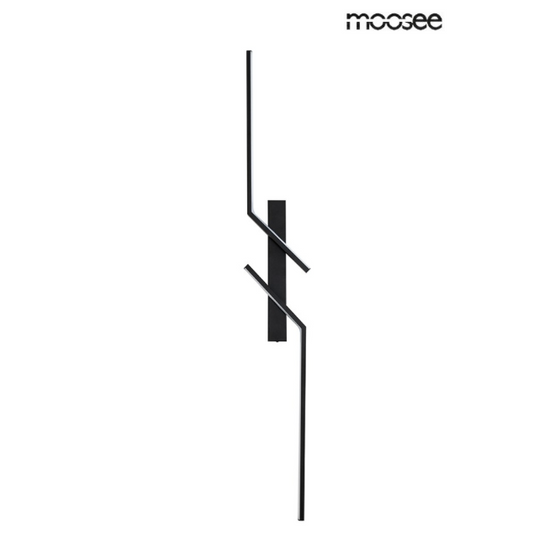 MOOSEE lampa ścienna MAISON 100 czarna