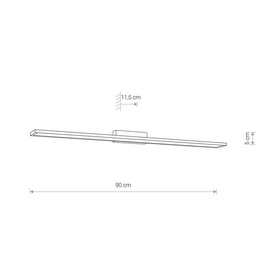 Kinkiet do oświetlenia obrazu LATH LED Nowodvorski