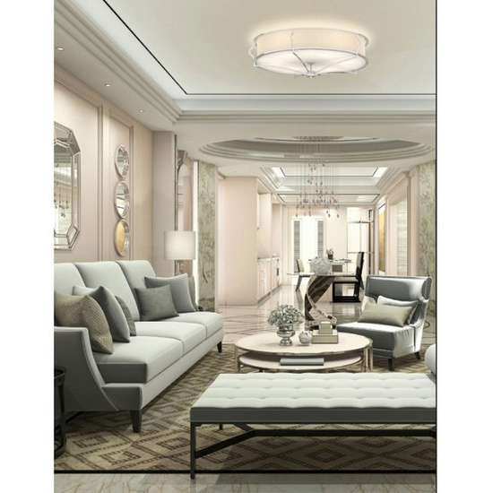 Plafon Stesso PL Cromo M styl NOWOJORSKI