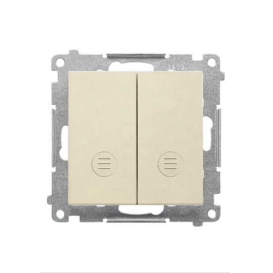 Łącznik schodowy podwójny z podświetleniem Simon 55 