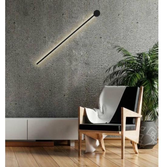 Kinkiet OMBRE 80 czarny Moosee