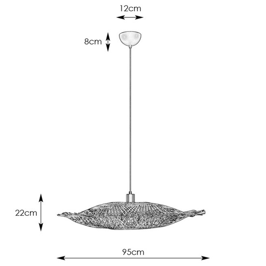 Lampa wisząca KUMO 92cm Markslöjd 108672