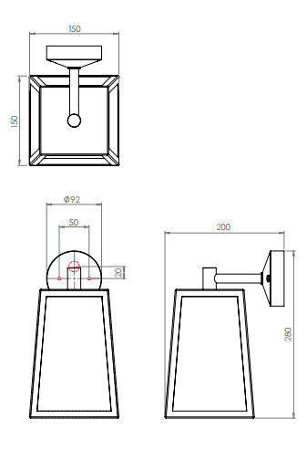 KINKIET ZEWNĘTRZNY ASTRO CALVI 7105