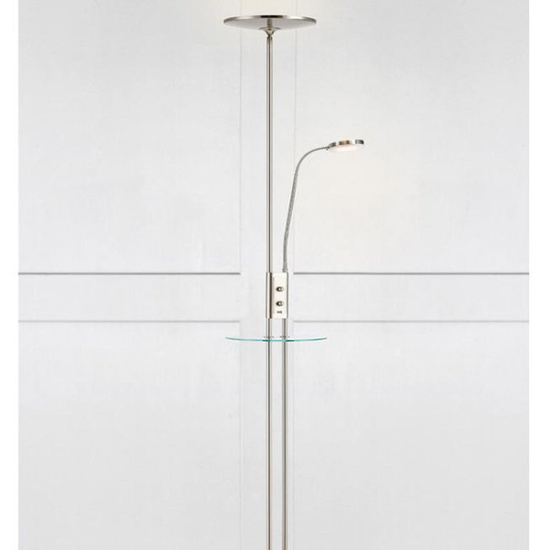 Lampa podłogowa Fiend nikiel Markslojd