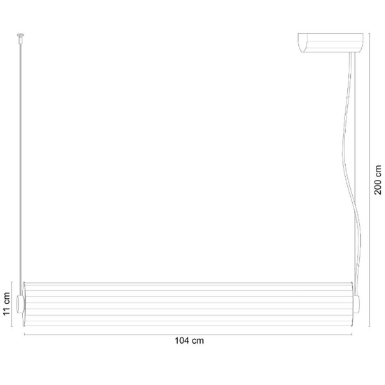 Lampa wisząca COMO czarna ZUMA LINE 002177-030012