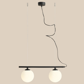 Lampa wisząca Beryl 2 czarna