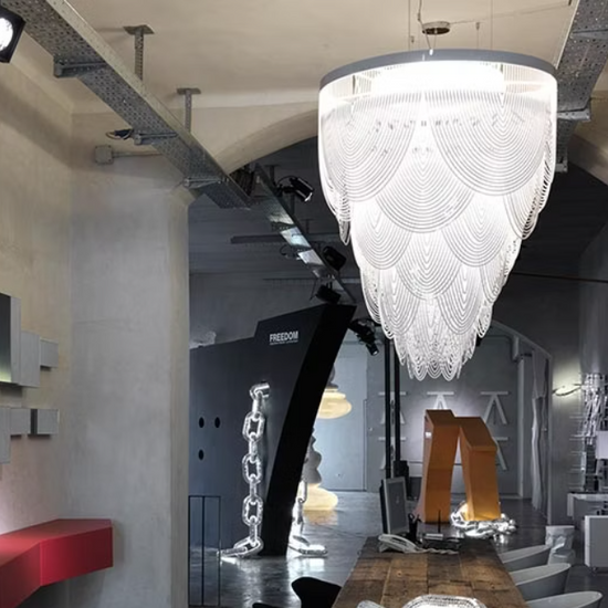 Lampa wisząca Ceremony L 90 biała Slamp 