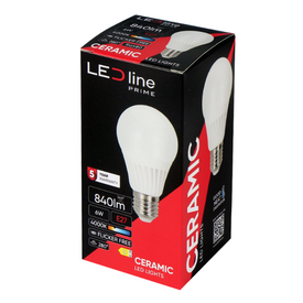 Żarówka LED line PRIME LED E27 6W 4000K 840lm 170-250V A60