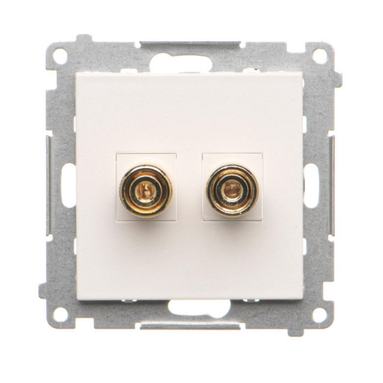 Gniazdo głośnikowe pojedyncze Simon 55