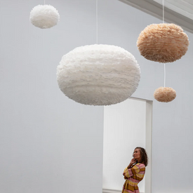 Lampa wisząca EOS XL 02012, 04006 czarne zawiesie UMAGE