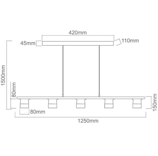 Lampa wisząca Melo V Bianco OPEN DESIGN HIGHLIGHTS