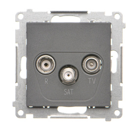 Gniazdo antenowe R-TV-SAT  Simon 55 