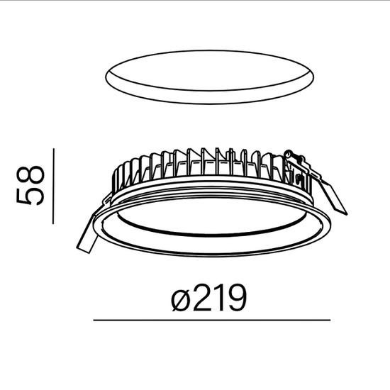 MIDI RING rim LED wpuszczany AQform