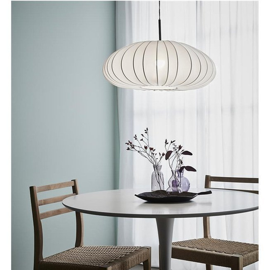 Biały duży plafon MIST 3L MARKSLOJD