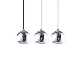 AZZARDO  GULIA 3 CHROM LAMPA WISZĄCA