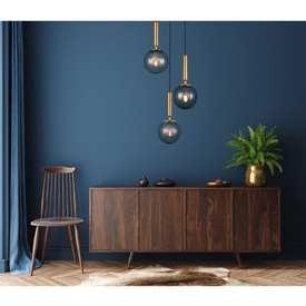 Lampa wisząca Ravena PND-2324-3A BRO+SG Italux