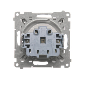 Gniazdo pojedyncze z klapą typu Schuko Simon 55