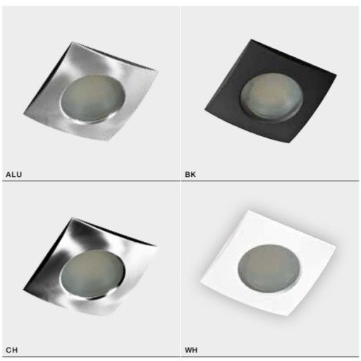 Wpust sufitowy EZIO aluminium IP54 Azzardo