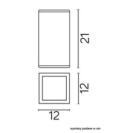 Plafon zewnętrzny Suma Adela 8003 DG