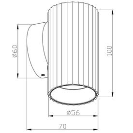 Kinkiet Calipso C106WL-01-GU10-W Maytoni
