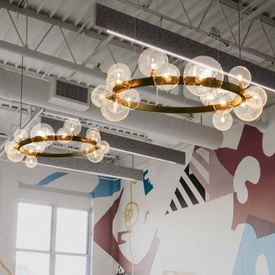 LAMPA WISZĄCA ORION CZARNA 85 CM
