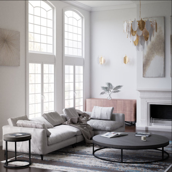 Kinkiet dekoracyjny Palermo Cosmo Light W03077NI  