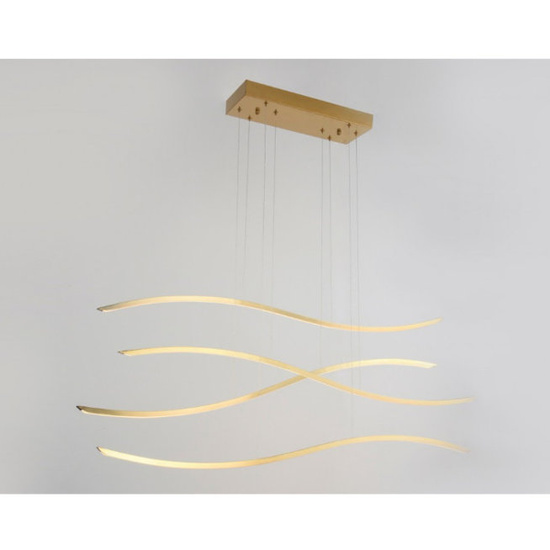 Lampa wisząca Waves AZ4058 złota Azzardo