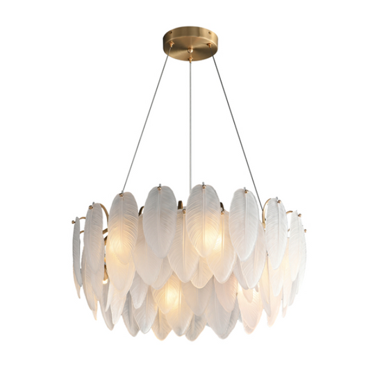 Lampa wisząca Piuma biała 60