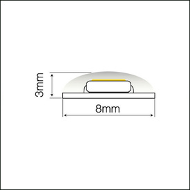 Taśma 300 SMD3528 12V 3000K 4,8W IP65 LED line 240249