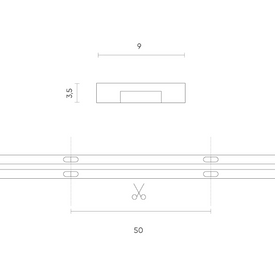 Taśma Led line COB 320 chips/m 24V 3000K 8W IP66 210936 rolka 5 m