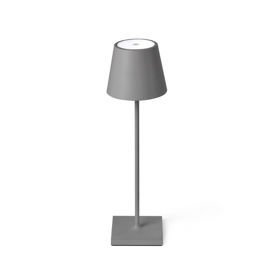 Szara przenośna lampka zewnętrzna TOC LED 70777