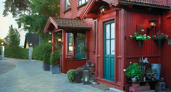 Kinkiet zewnętrzny London Norlys art. 493 czarny