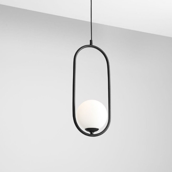 Lampa wisząca Riva 1086G1 czarna