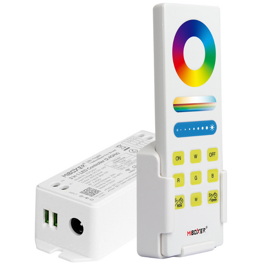 Sterownik RGB/RGBW/RGB+CCT 1-strefowy, 2.4G/Wi-Fi, 3-in-1 (FUT043A+)
