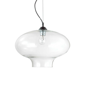 LAMPA WISZĄCA BISTRO SP1 ROUND TRANSPARENTNA 120898 IDEAL LUX
