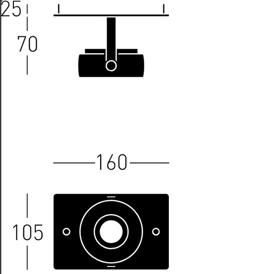 Oprawa wpuszczana D L11 Chors