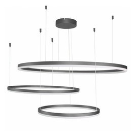 Lampa wisząca Halo 100 +80+60  Black Azzardo