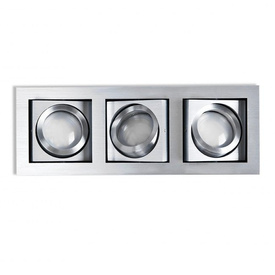 Wpust PACO 3 aluminium Azzardo