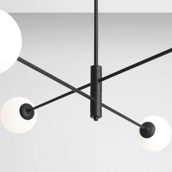 Lampa wisząca HOMME 4 BLACK czarna