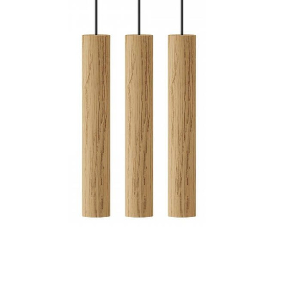 Lampa wisząca Chimes Cluster 3 dąb UMAGE