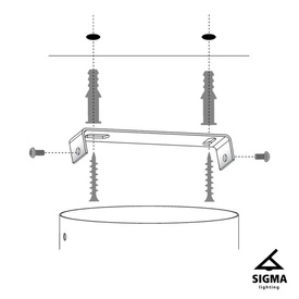 FOBIA 5 lampa wisząca koło czarny/srebrny 33460