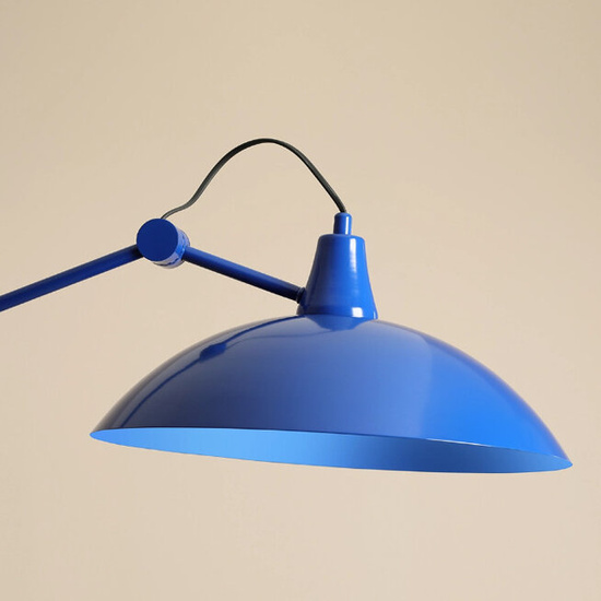 KOBALTOWA LAMPA NA WYSIĘGNIKU MELOS 808PL-G25 ALDEX